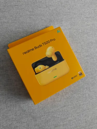 realme Buds T500 Pro ? Lemon Cola (Amarelo)