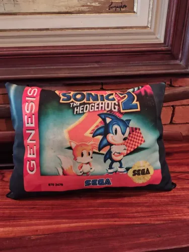 Almofada Sonic Mega Drive 