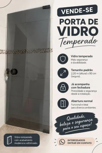 Porta de vidro