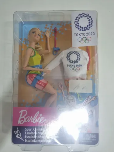 Boneca Lacrada Barbie Olimpíadas Tokyo 2020.