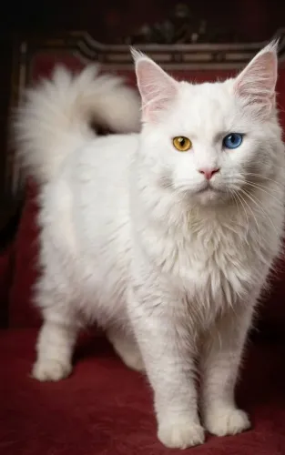 White Maine Coon 