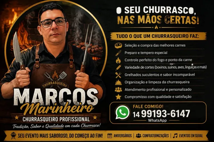 CHURRASQUEIRO PROFISSIONAL
