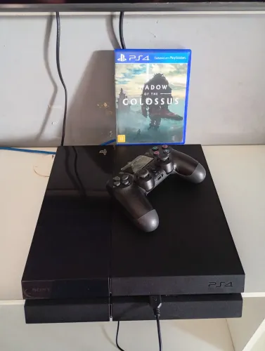 Ps4 FAT Black Piano 1TB Bloqueado,(Atualizado 13.52 )