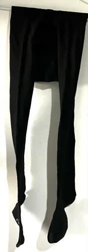 Meia calça infantil preta inverno tam 12/14