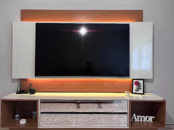 Rack com Painel e fita de led
