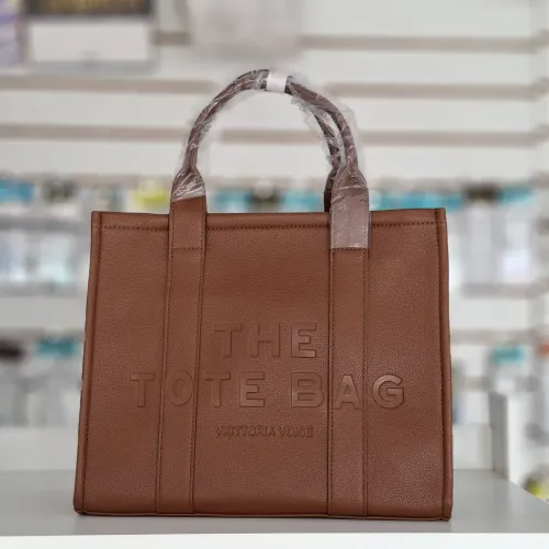 Bolsa Feminina Tote Bag Marrom Estilo Casual - entrega em são Luís e região