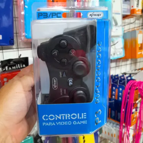 Controle Sem Fio Vídeo Game PS3 Playstation 3 e Pc