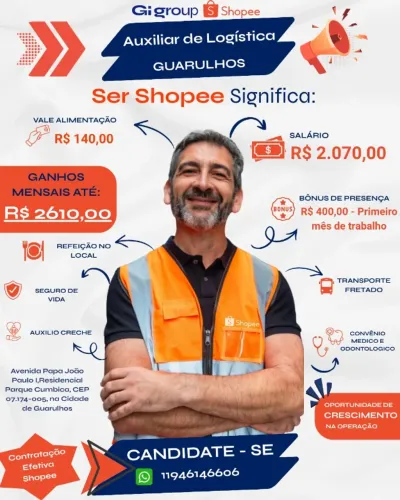 AUXILIAR DE LOGISTICA (GUARULHOS)