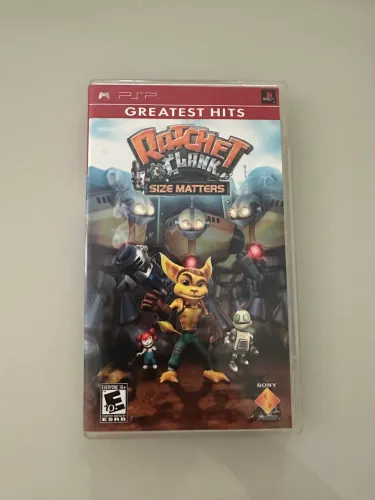 Ratchet & Clank Size Matters para PSP (Completo com Manual)
