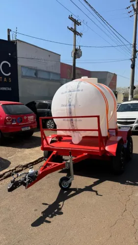 Carreta para Transporte de Reservatório - 2 eixos