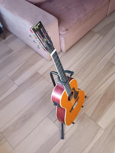 Violão Elétrico TAGIMA NAZCA Parlor. Cordas Aço Novas. Estado de NOVO. Aceito CARTÃO