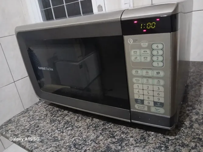 Micro-ondas consul 30 litros tampa inox