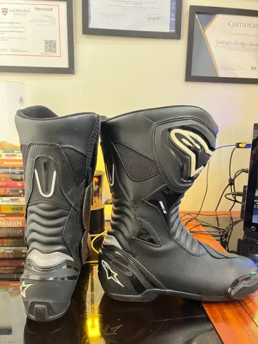 Bota Motociclista Alpinestars Smx S Preta