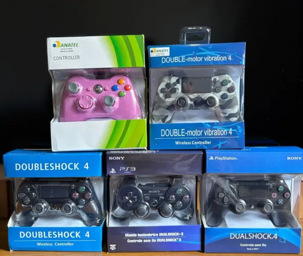 Controle Xbox 360 com fio compatível com Pc