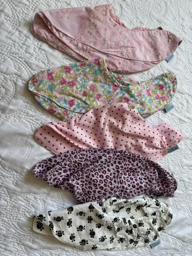 Kit com 5 bandanas menina Titétis