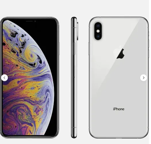 IPHONE XS MAX PRATA, COM TELA DE 6,5", 4G, 512GB E CÂMERA DE 12MP - MT572BZ/A