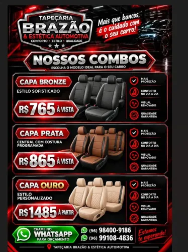 Tapeçaria automotiva e estética automotiva
