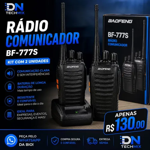 Rádio comunicador Profissional novo lacrado 
