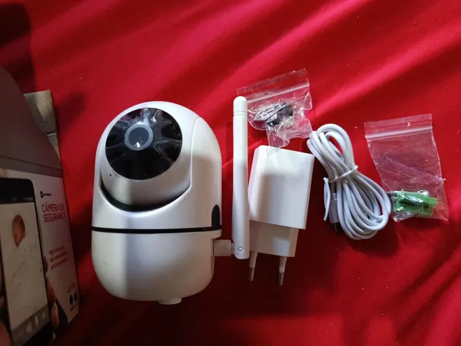 Câmera De Segurança Gt Cam1 - Wi-fi - Hd - Visão 360° - 40000