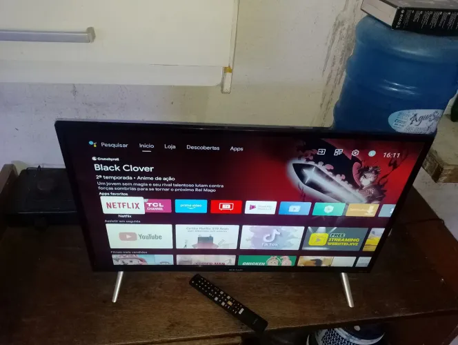 TV TCL 32 POLEGADAS ANDROID SMART COMPLETA TODA OK TV MUITO RÁPIDA
