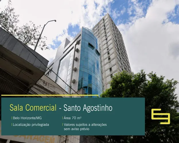 Sala Comercial à venda no bairro Santo Agostinho em Belo Horizonte/MG