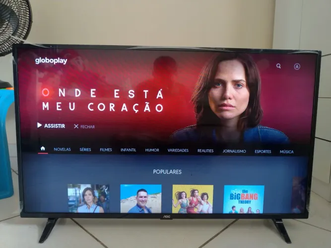 Smart TV AOC 43 Polegadas / Netflix YouTube