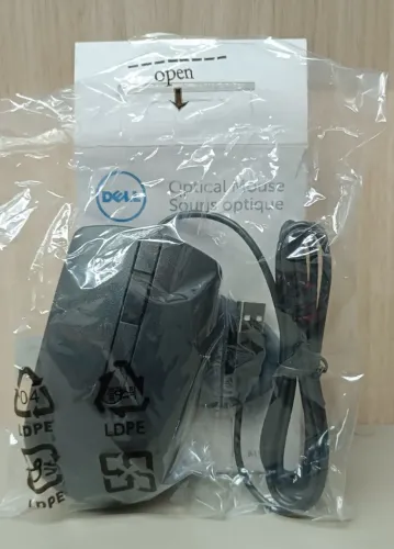 Mouse óptico Dell preto