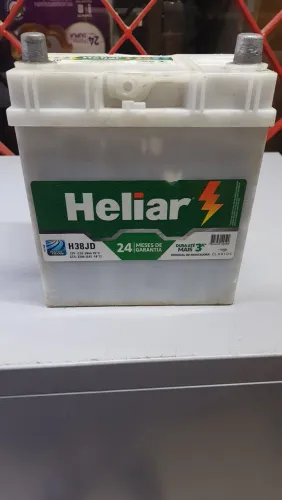 Baterias Automotivas 38 Amperes Heliar Hoda Fit