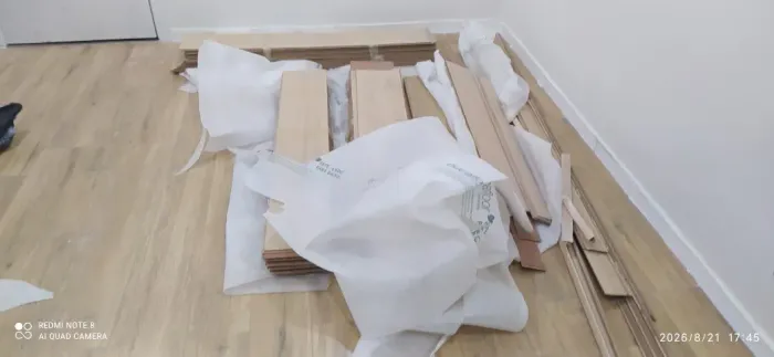 Piso Laminado Eucafloor Brasília sem uso, 22m2