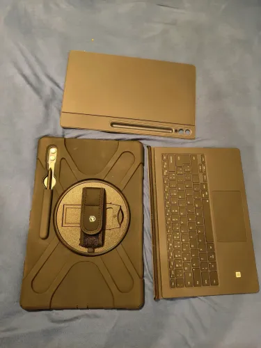 Tablet Samsung Tab S9 Ultra 512GB + Teclado Original + Capa Extra GORILLA SHIELD + S-Pen