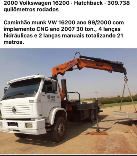 Caminhão Munk VW 16200