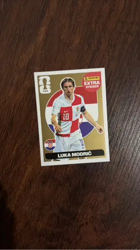 Luka modric extra sticker ouro copa do mundo 2026