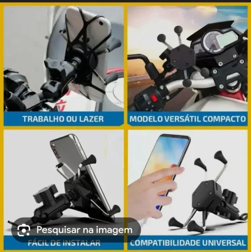 suporte para celular estilo aranha (Garra X) sem carregador