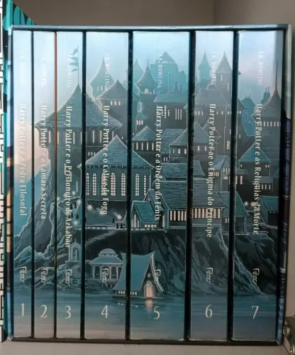 Box Harry Potter Bom Estado Castelo