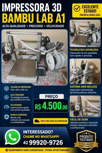 Impressora 3D bambu lab A1