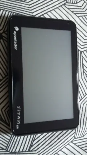 gps automotivo apontador slimway sky