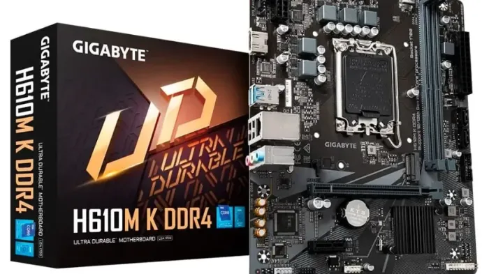 Placa Mãe Gigabyte H610M K DDR4, Intel LGA 1700, Micro ATX, DDR4, HDMI, M.2 