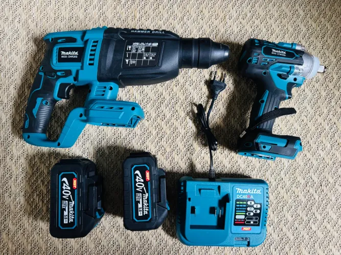 Martelete Makita DHR202 e Chave de Impacto DTW300z