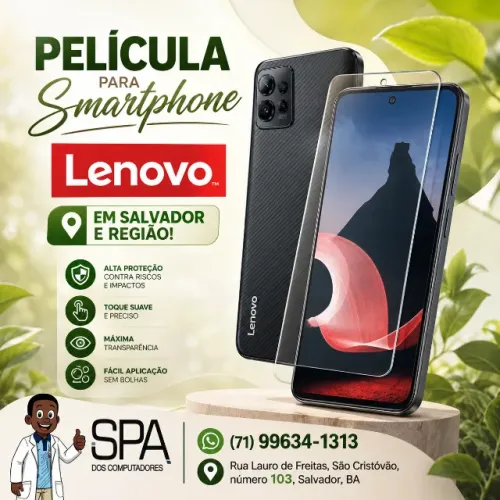 Película para smartphone Lenovo em Salvador e região