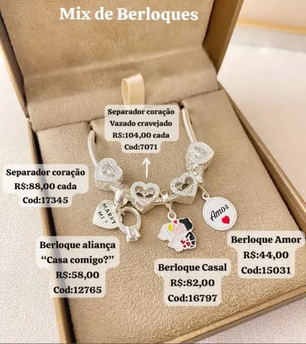 Berloque em prata 925