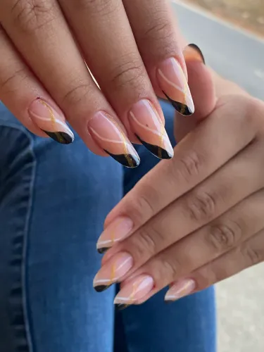 Alongamento decoração simples R$90,00