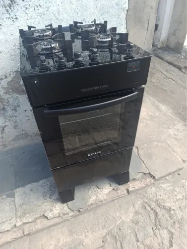 Fogão mesa de vidro