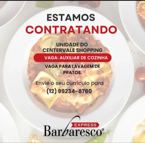 Vaga para lavar louça vaga masculino