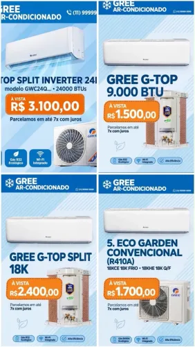 Ar condicionado novo