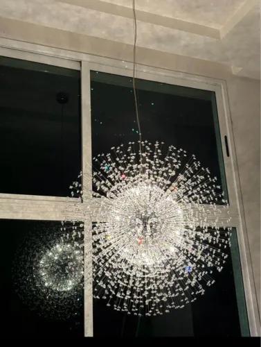 Vendo lustra com varetas de cristal 