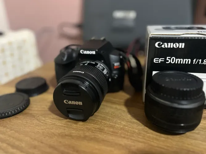 Canon EOS Rebel SL3 + 2 Lentes - Seminova, Super Conservada!