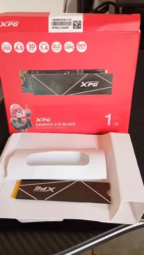 Dissipador original XPG para SSD NVMe M.2 + thermal pad