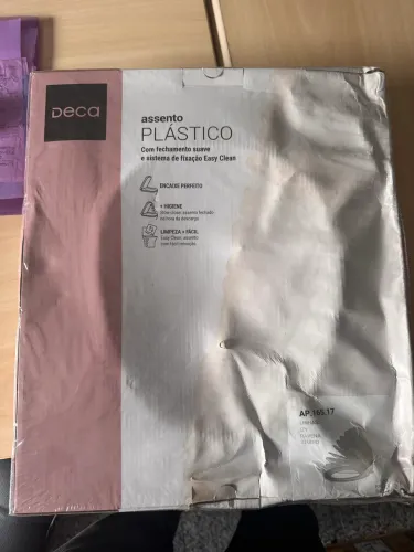 Assento Plástico Deca com fechamento suave 