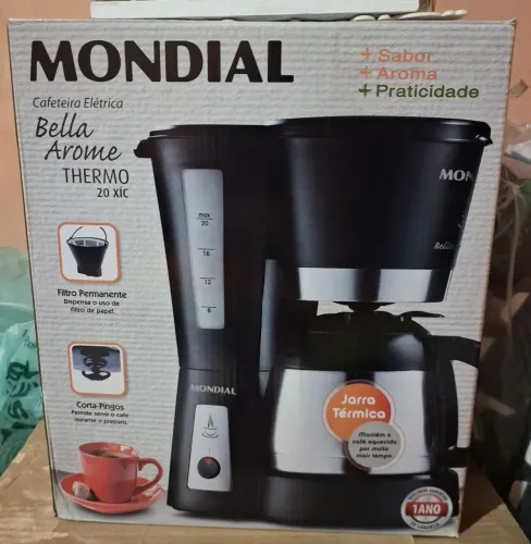 Vendo cafeteira novíssima da mondial inox