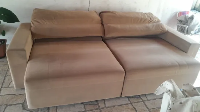 Sofa cama grande reclinavel